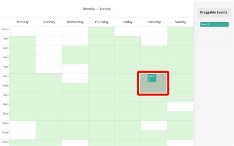 fullcalendar slot.